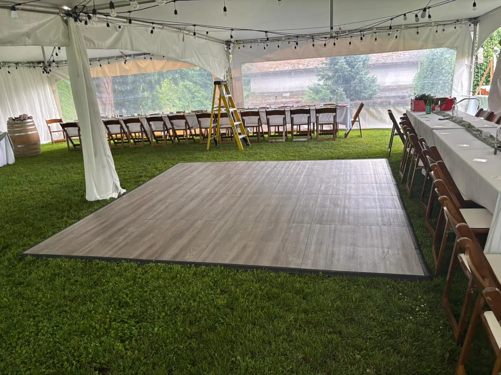 Smoked Oak Dance Floor